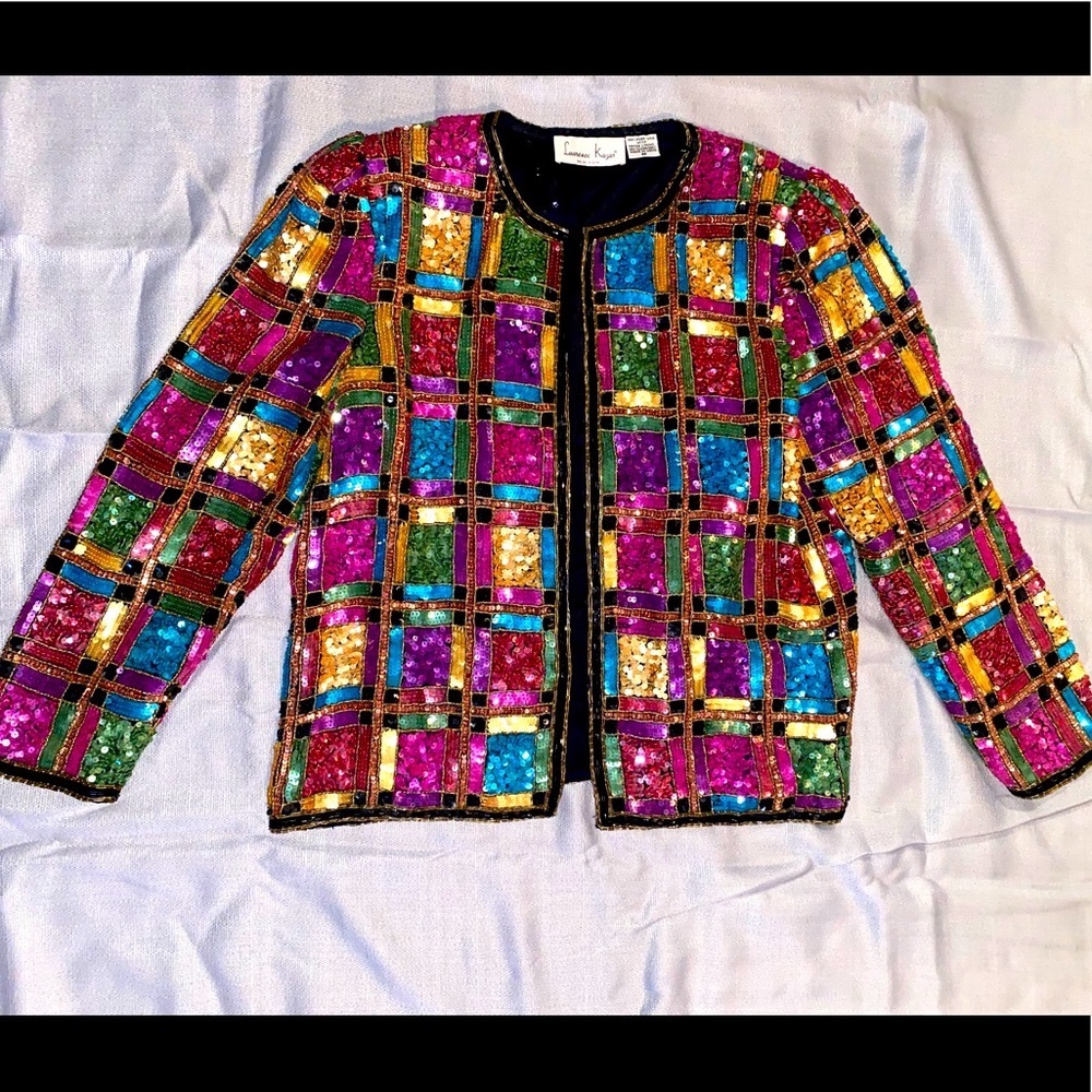 Laurence Kazan Vintage Sequin blazer